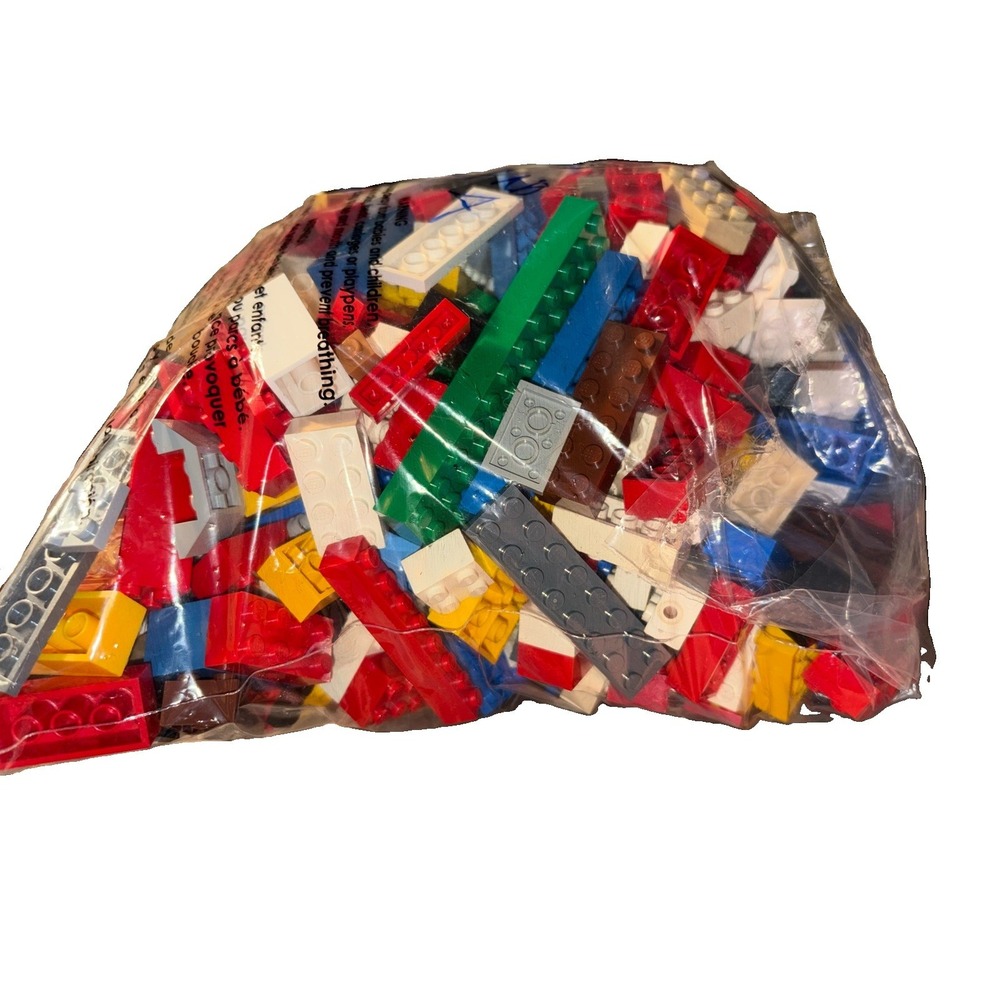Vtg 90's/ 80's Multicolor LEGO Bulk Mixed Pieces Lot 2.2 Pounds -lot #4